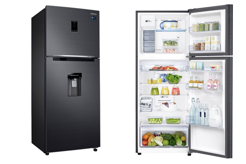 Tủ lạnh Samsung Inverter hai cửa Twin Cooling Plus 375 Lít (RT35K5982BS)