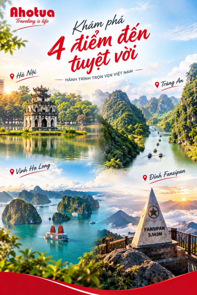 Hà Nội – Tràng An Bái Đính – Vịnh Hạ Long – Đỉnh Fansipan Sapa